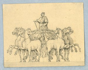 Procesja rydwanów autorstwa Unknown artist
