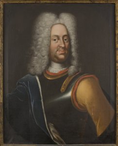 Charles I de Hesse Cassel - Portret Karola I (1654-1730), Landgraf Hesji-Kassel, Anonim. olej na płótnie autorstwa Unknown artist