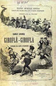 Charles Lecocq ""Giroflè - Girofla"". Okładka nuty. autorstwa Unknown artist