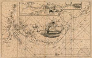 Mapa Tamizy od Londynu do boi Noure autorstwa Unknown artist
