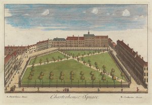 Plac Charterhouse autorstwa Unknown artist