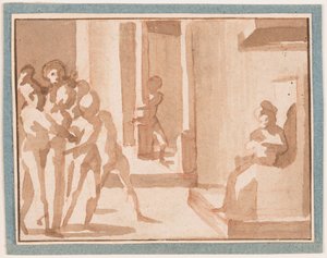 Chrystus przed Kajfaszem autorstwa Unknown artist
