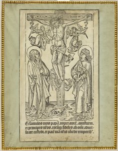 Chrystus na krzyżu z aniołami autorstwa Unknown artist