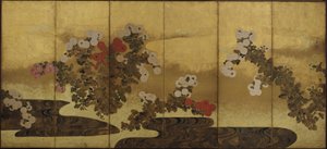 Chryzantemy nad strumieniem autorstwa Unknown artist
