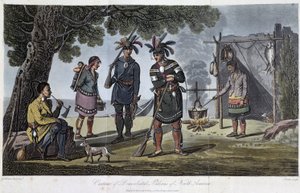 Kostiumy zadomowionych Indian Ameryki Północnej autorstwa Heriota, George