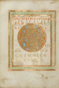 Ozdobiona strona Incipit autorstwa Unknown artist