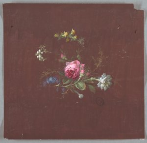 Projektowanie tapet i tekstyliów: kwiaty autorstwa Unknown artist