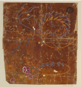 Projekt tkaniny, fragment autorstwa Unknown artist