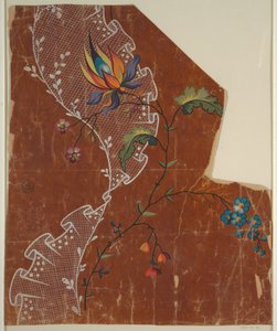 Projekt dla tkaniny haftowanej lub tkanej autorstwa Unknown artist