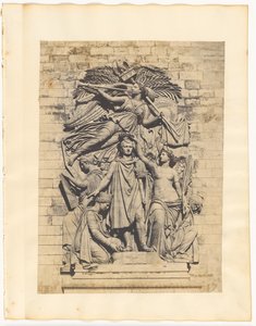 [Detal "Le Triomphe" na Łuku Triumfalnym]. autorstwa Unknown artist