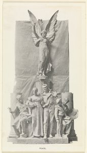 Szczegół rzeźby Pokoju na Łuku Deweya, Madison Square, Nowy Jork autorstwa Unknown artist