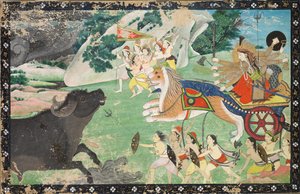Durga Slang Mahisha autorstwa Unknown artist