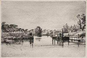 Zamek Egham autorstwa Unknown artist
