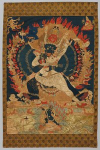 Haft: Yama i Consort autorstwa Unknown artist