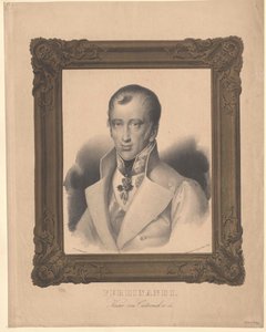 Cesarz Austrii Ferdynand I (druk) autorstwa Unknown artist