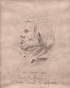 Eugeniusz Delacroix. (rysunek, ok. 1850) autorstwa Unknown artist