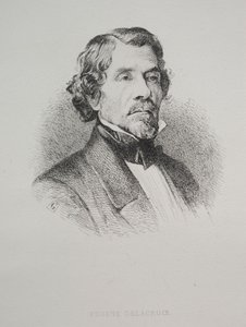 Eugène Delacroix autorstwa Unknown artist