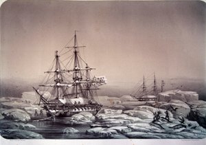 Wyprawy na Antarktydę (biegun południowy): statek „”Astrolabe”” (nowa nazwa „Muszli”) Julesa Dumonta d