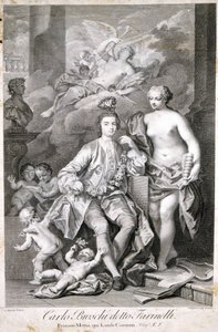 Farinelli (Carlo Broschi, zm. 1705-1782). autorstwa Unknown artist