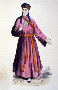 Ojciec Matteo Ricci (1552-1610), włoski jezuita, założyciel misji katolickiej w Chinach autorstwa Unknown artist