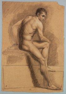 Studium figuralne autorstwa Unknown artist