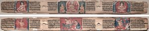 Folio 348, z Gandavyuha-sutry (Pismo Najwyższego Szyku) autorstwa Unknown artist