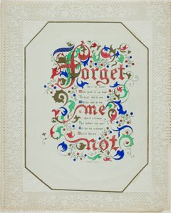 Forget Me Not (walentynkowy) autorstwa Unknown artist