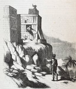 Francisco Roldan rozmawia z Adelantado Bartholomew Columbus na wyspie Hispaniola, w Fort Concepcion w 1497 roku autorstwa Unknown artist