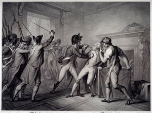 Rewolucja francuska: aresztowanie Robespierre