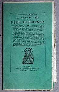 Rewolucja Francuska: okładka „La grande joie du Pere Duchesne” około 1790 r. Kolekcja prywatna autorstwa Unknown artist