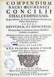 Przed „Kompendium Rady Ekumenicznej Chalcedońskiej”” autorstwa Unknown artist