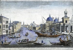 Widok ogólny Wenecji - grawer autorstwa Unknown artist