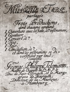 Georga Philippa Telemanna. niemiecki kompozytor (Magdeburg autorstwa Unknown artist