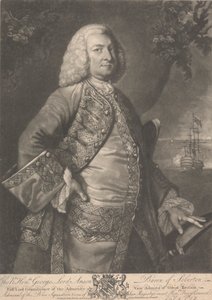 George Anson, 1. baron Anson autorstwa Unknown artist