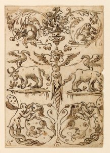 Panel groteskowy autorstwa Unknown artist
