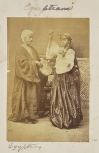 [Portret grupowy muzyka i tancerza]. autorstwa Unknown artist