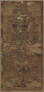 Królowie Strażnicy: Dhritarashtra i Virupaksha autorstwa Unknown artist