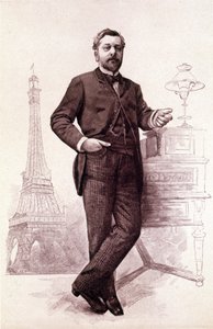 Gustave Eiffel, francuski inżynier (1832-1923). autorstwa Unknown artist