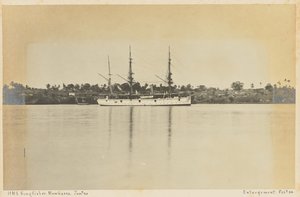 HMS Kingfisher. Mombassa. autorstwa Unknown artist