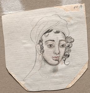 Głowa młodego mężczyzny autorstwa Unknown artist