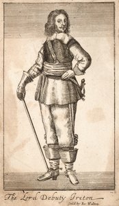 Henry Ireton, Lord zastępca Irlandii (grawerowanie) autorstwa Unknown artist