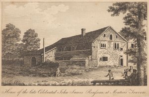 Dom zmarłego sławnego Johna Jamesa Rousseau w Moutiers-Travers autorstwa Unknown artist
