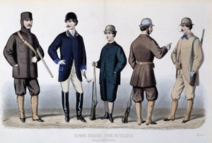 Garnitury myśliwskie, „Dziennik krawiecki”” autorstwa Unknown artist