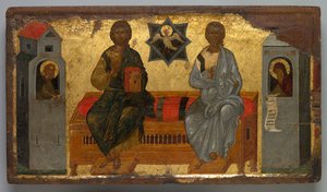 Ikona Trójcy Nowego Testamentu autorstwa Unknown artist