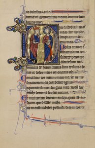 Inicjał D: Dawid i Chrystus autorstwa Unknown artist