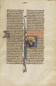 Initial S: Dwóch mężczyzn spierających się przed sędzią autorstwa Unknown artist