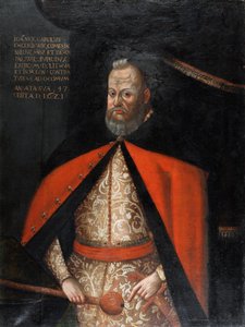 Jan Karol Chodkiewicz, grand hetman de Lituanie - Portrait of Jan Karol Chodkiewicz (1560-1621) , Anonymous . Oil on canvas autorstwa Unknown artist