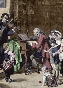 Jean Sebastien Bach (Johann Sebastian Bach autorstwa Unknown artist