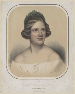 Jenny Lind (druk) autorstwa Unknown artist