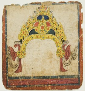 Klejnotowa korona rytualna z zestawu kart inicjacyjnych (Tsakali) autorstwa Unknown artist